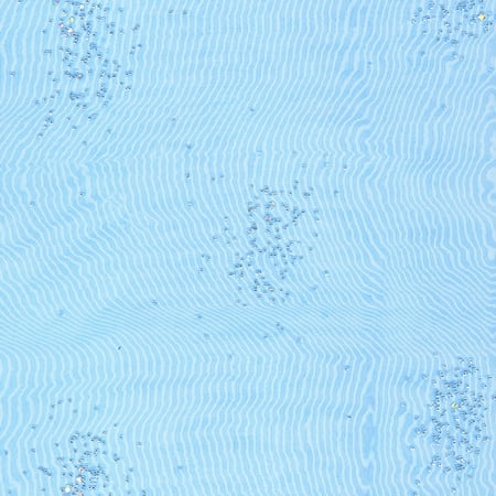 - SHASON TEXTILE (3 Yards cut) CRYSTAL ORGANZA SPARKLES, LT BLUE.