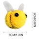 thumbnail image 4 of Decoración del hogar, decoración de habitaciones, decoración de paredes, 10 piezas de abejas para manualidades, decoraciones de abejas, peluches, decoración DIY, recuerdos de fiesta, conejito de peluc, 4 of 8