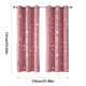thumbnail image 3 of Xihbxyly Elegante Juego de Cortinas, Elegante Revestimiento para Ventanas, Tela Que Reduce El Ruido, Aislamiento Térmico, Decoración para Dormitorio y Sala de Estar, Diseño con Ojales de Fácil Instal, 3 of 6