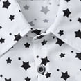 thumbnail image 4 of Outfit Short Sleeve Gentleman Hawaii Cotton Floral Shirts Suspender Trousers Shorts Clothes Boys White 3 Years-4 Years, 4 of 6