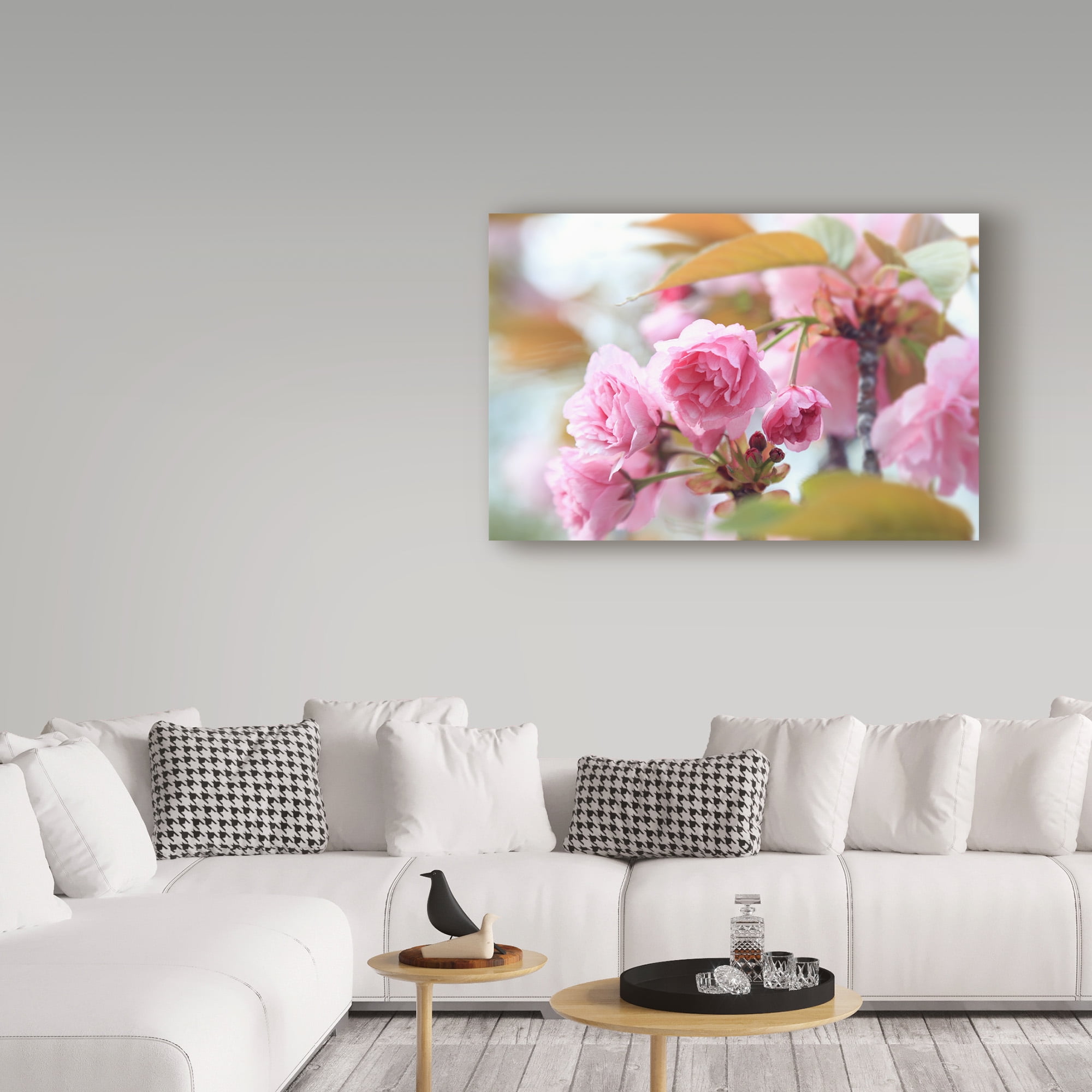 Trademark Fine Art 'Pink Orchid Tree' Canvas Art by Incredi