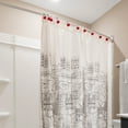 thumbnail image 4 of 12pcs Rose Design Shower Curtain Hooks Drapery Ring Hangers for Bathroom, 4 of 8
