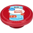thumbnail image 4 of Great Value Everyday Disposable Plastic Bowls, Red, 20 oz, 25 Count, 4 of 5
