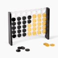 thumbnail image 1 of Juego Four in a Row MC Marble Cultures, acrílico negro y dorado, 1 of 9