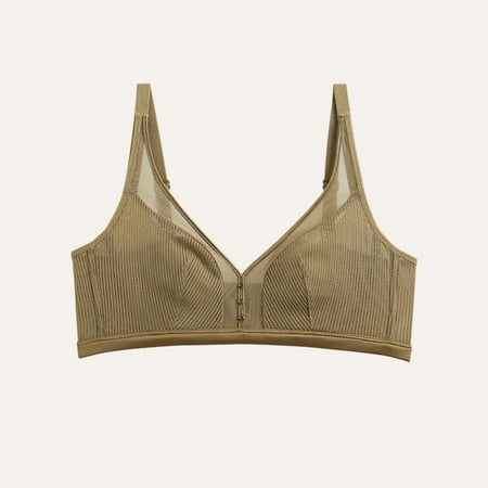 Summer super thin bra mesh sexy push up bra no steel ring modal cotton rabbit ear fixed Cup plus size minimizer bras for women