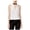 White - wht, variant on Lily Black Womens Crystal-Pleated Knit Blouse, White, Small