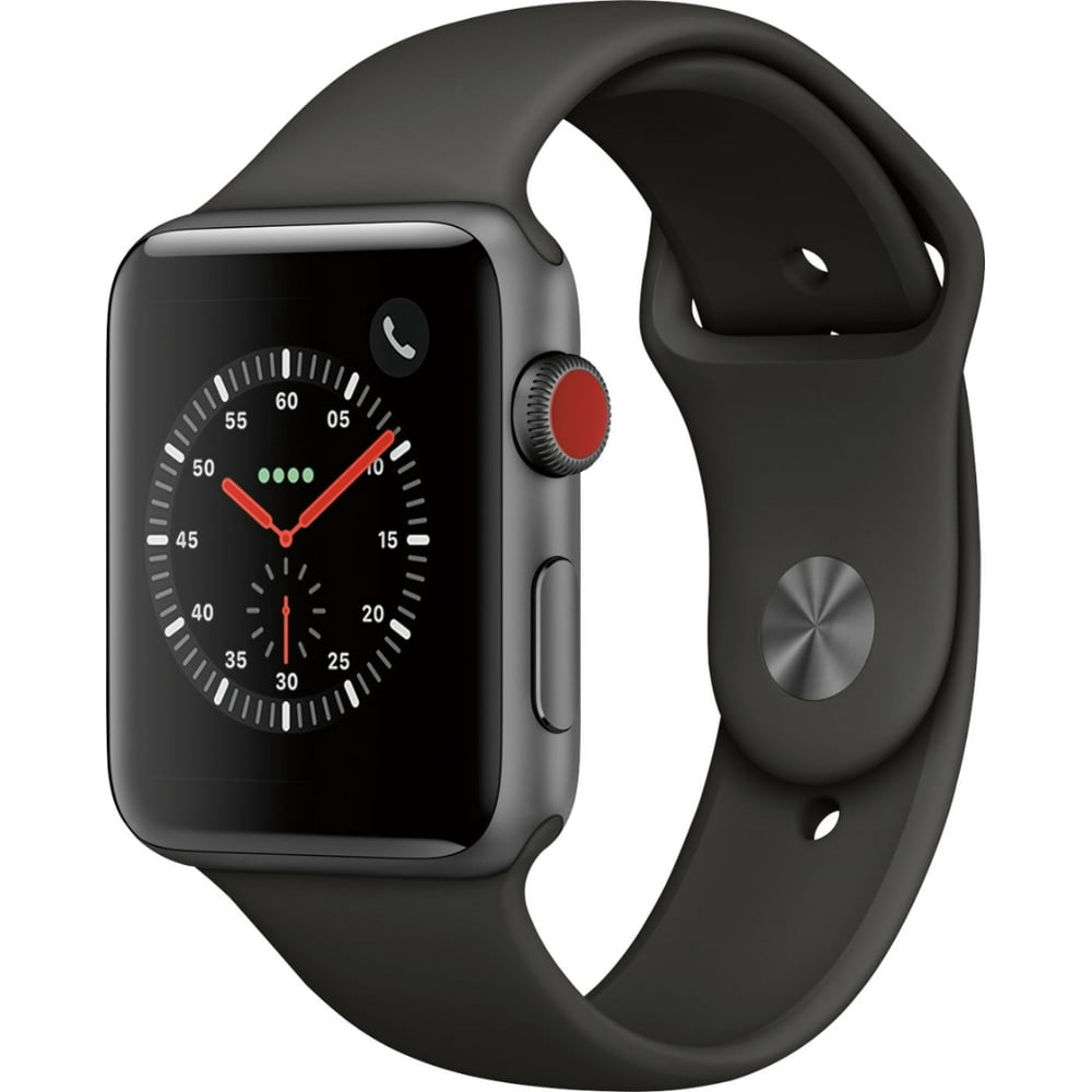 Apple Watch Series 3 (GPS+Cellular) 42mm Space Gray Aluminum Case with
