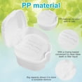 thumbnail image 3 of Lieonvis Denture Case,Denture Cup with Strainer,Complete Clean Care for Dentures,Denture Bath Box False Teeth Storage Box with Basket Net Container Holder, 3 of 9