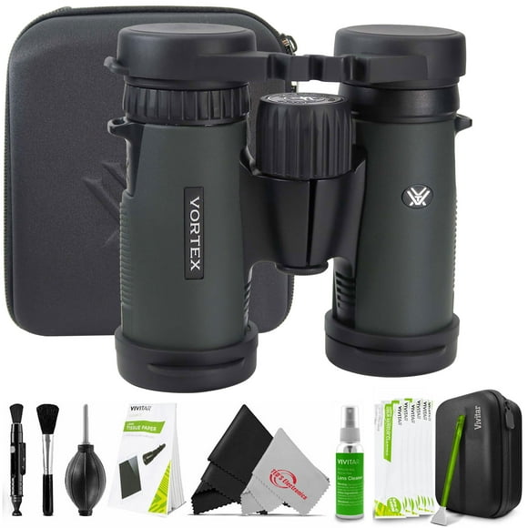 Vortex 10x32 Diamondback HD Binoculars DB-213 + Vivitar Professional Cleaning Kit