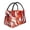 Red Sun Flame Fox, variant on Vsdgher Red Moon Lava Print Insulated Reusable Bags with Sturdy Zipper and Handles, Foldable Totes for Hot or Cold Food Bring or Delivery