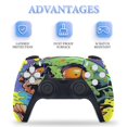 thumbnail image 4 of Psychedelic Zombie Skull Print PS5/PS5 Pro/PS5 Slim Digital Disc Skin Sticker For Console And Controller Skins, 4 of 7