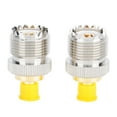 thumbnail image 2 of Keenso UHF Adapter Plug 2 Pcs. SMA Socket To UHF Adapter Plug Brass 50 Ohm Easy To, 2 of 8