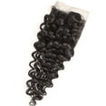 thumbnail image 4 of Ustar Brazilian Deep Wave Closure Unprocessed Human Hair Lace Closure (4X4) Natural Black Color 16 Inch, 4 of 8