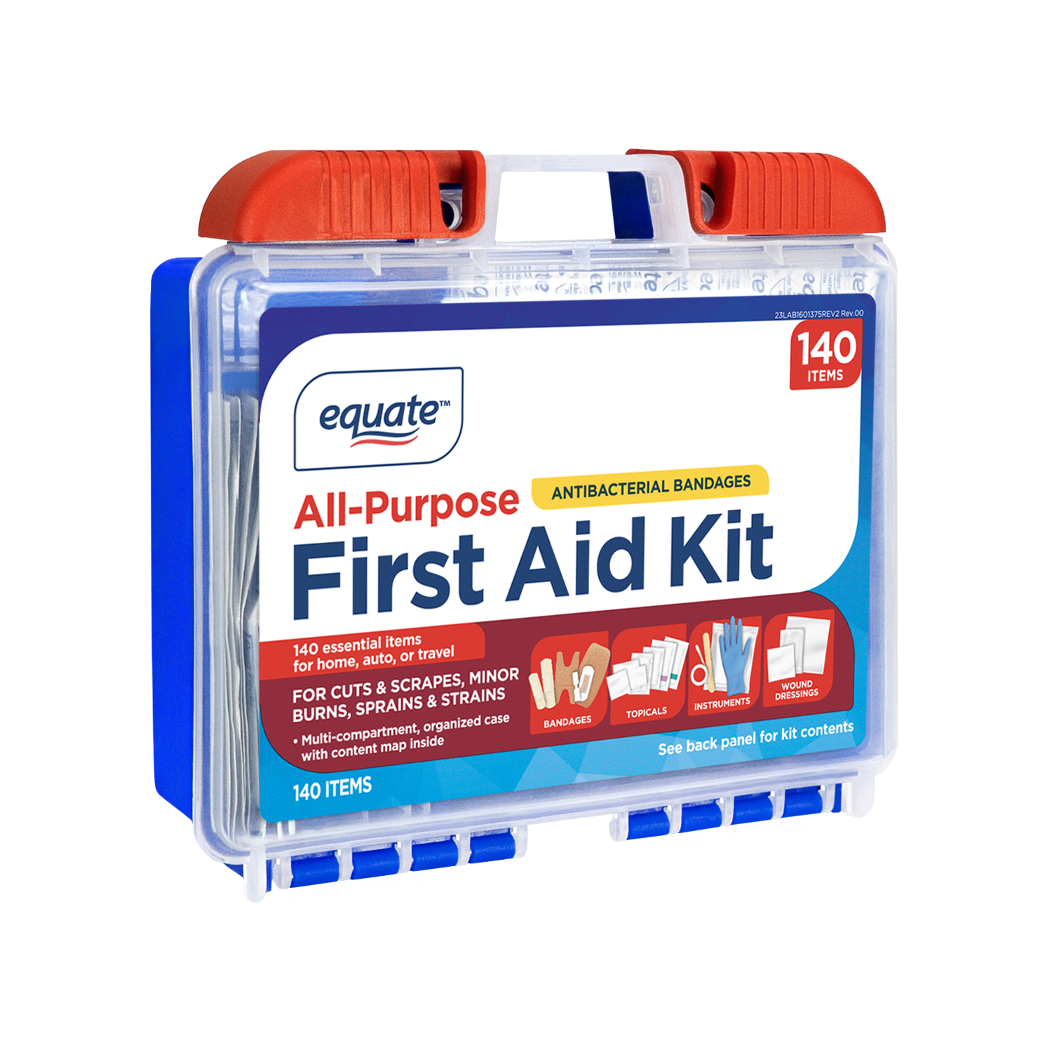 Equate All-Purpose First Aid Kit, 140 Pieces photo 8