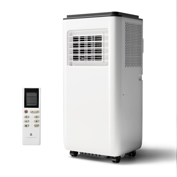 Garvee 8000 BTU Portable Air Conditioner, 3-In-1 AC Unit for Rooms Up to 350 Sq.Ft, with Remote Control, Cool Dehumidifier, and Fan Mode, Floor Air Conditioner with Air Cooler & Fan Functions
