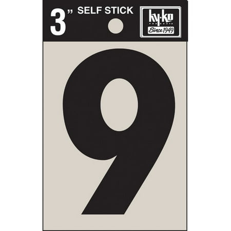UPC 029069304096 product image for Hy-Ko Self Stick Number (Set of 10) | upcitemdb.com