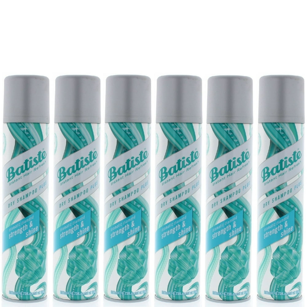Batiste Dry Shampoo Plus Strength & Shine 6.73oz/200ml (6 PACK