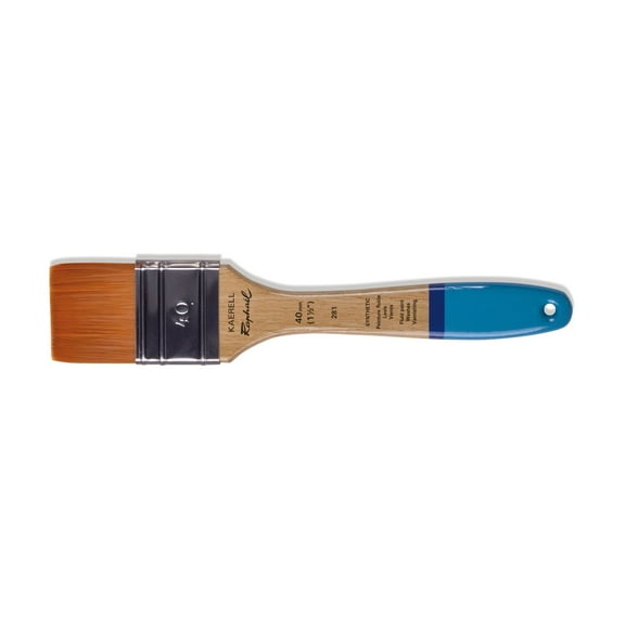 Raphael Kaerell Flat Varnishing Brush, Flat Kaerell Size 40 (1-1/2")