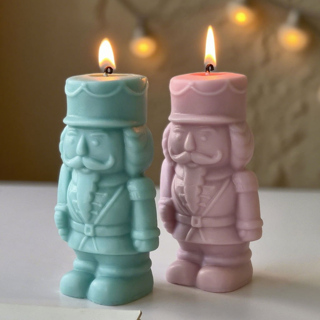 Silicone Moulds 3D Walnuts Soldier Candle Molds Epoxy Resin Molds Plasters Molds