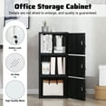 thumbnail image 5 of 3 Door Vertical Stackable Storage Cabinet with Lock,Anti-Failing Device, Metal Lcoker,Organizer for Office, Home, Gym, School,Employee,Kids., 5 of 6