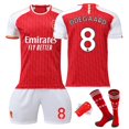 thumbnail image 5 of 23-24 Arsenal home football shirt set 7 Saka 8 Odegaard 9 Jesus 11 Martinelli shirt XXXL NO.8, 5 of 5
