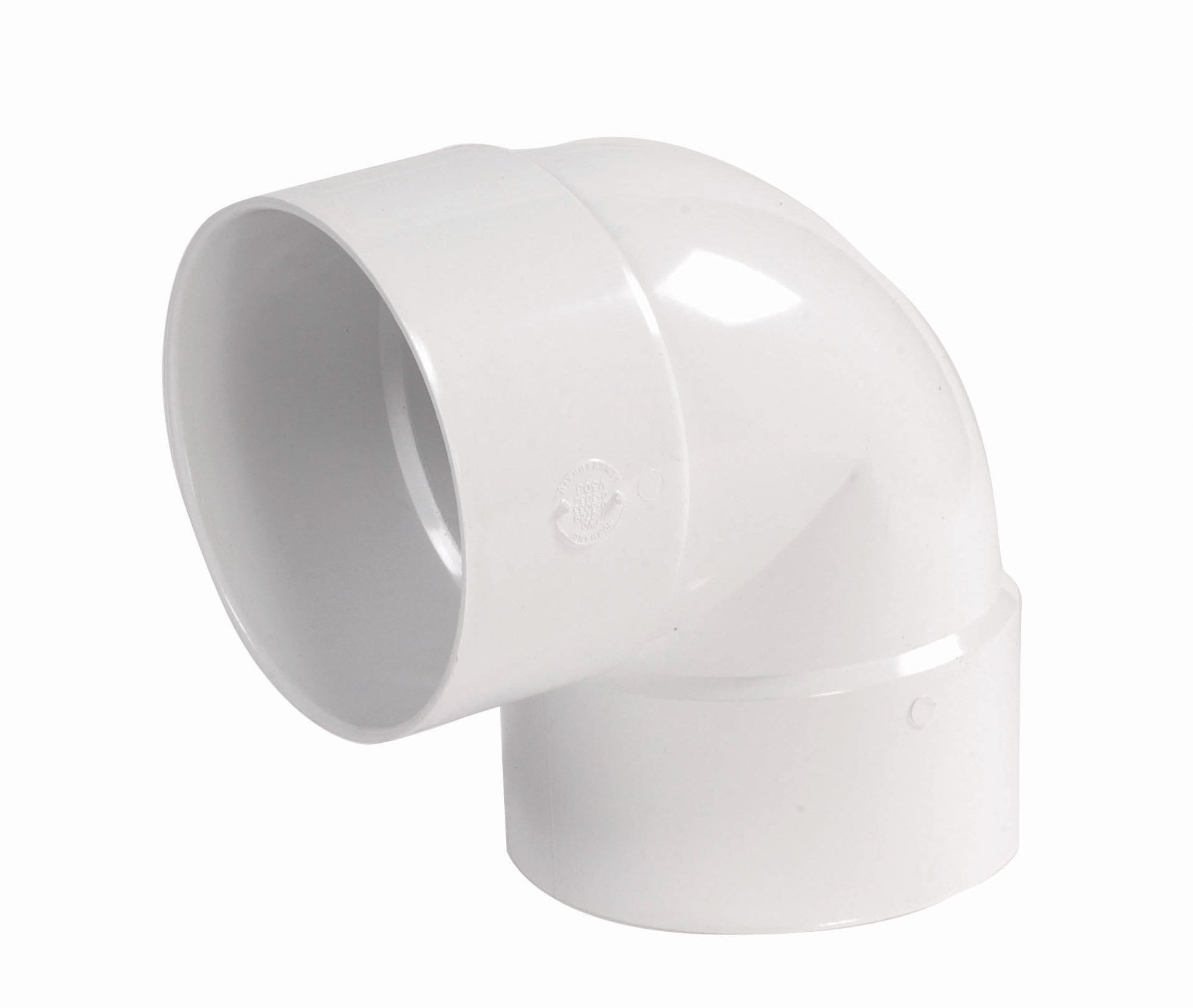 NDS 6P02 PVC 90Degree Elbow Solvent Weld Fitting, 6Inch, White NEW