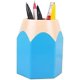 thumbnail image 1 of Florero para bolígrafos, portalápices, soporte para brochas de maquillaje, organizador de escritorio, papelería, almacenamiento de papelería (azul), 1 of 4