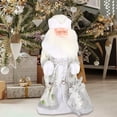 thumbnail image 1 of Juguete eléctrico de Papá Noel, muñecas eléctricas de Navidad, decoración navideña de 40cm, Papá Noel con música para bailar y , para el hogar, blanco BLESIY Juguetes eléctricos de Papá Noel, 1 of 8