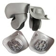 thumbnail image 3 of 2 Pcs Roues de Remplacement pour Bagages Pièce de Valise Pivotante Universelle, 3 of 4