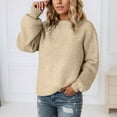 thumbnail image 2 of EDFBUYKRS Female Sweaters Button-Front Grandpa Cardigan, Women's Fall Sweater S, 2 of 5