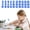 Pencil Topper Blue, variant on Number Silicone Pencil Toppers, Cute Colorful Digit Pencil Caps, Portable Identifying Pencil Markers, Soft Silicone Pencil End Covers For Organizing And Identifying Pencils Easily In Daily Use