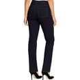 thumbnail image 2 of Petite Gloria Vanderbilt Amanda Classic Jeans Color: Rinse Noir Size: 10P-SHORT, 2 of 2