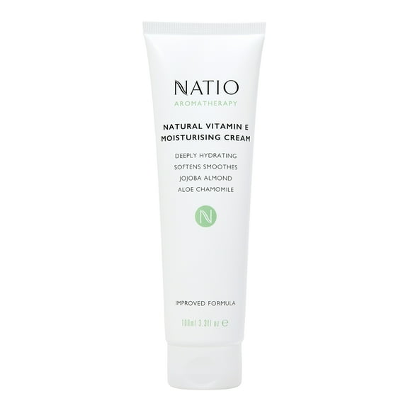 Natio Natural Vitamin E Moisturizing Cream, Face Cream for Women, 3.3 oz