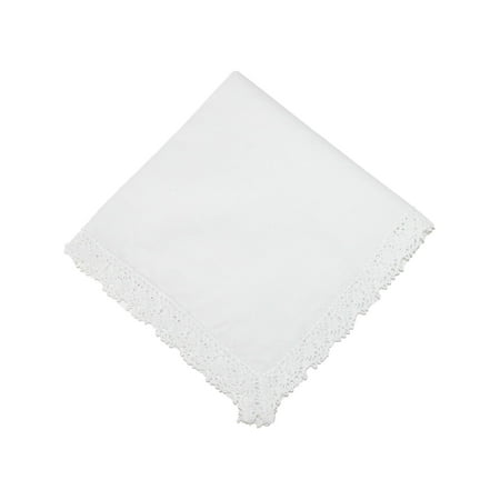 CTM® Cotton Seaside Lace Handkerchief (Women's)