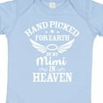 thumbnail image 4 of Inktastic Handpicked for Earth by My Mimi in Heaven with Angel Wings Boys or Girls Baby Bodysuit, 4 of 5