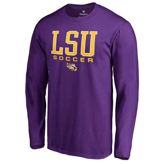 Men's Purple LSU Tigers Team Unity Soccer Long Sleeve T-Shirt