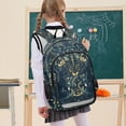 thumbnail image 7 of FORMRS Unisex School Backpack 17" Student Travel Bag with Laptop Compartment, Shadowy Forest Pattern, 7 of 7
