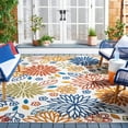 thumbnail image 1 of SAFAVIEH Cabana Siomha Floral Indoor/Outdoor Area Rug, 1 of 9