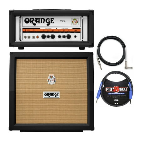 Orange Amps TH30H 30W Tube Amp Head (Black) with 240W 4x12-Inch Straight Cabinet