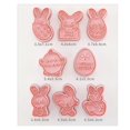 thumbnail image 5 of 16PCS Easter Cookie Cutter Mold Eggs Rabbit Chick For Easter Party, 5 of 5