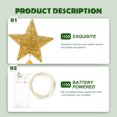thumbnail image 2 of Miangastore Ornament Golden Iron 1Pcs 9.8In, 2 of 9