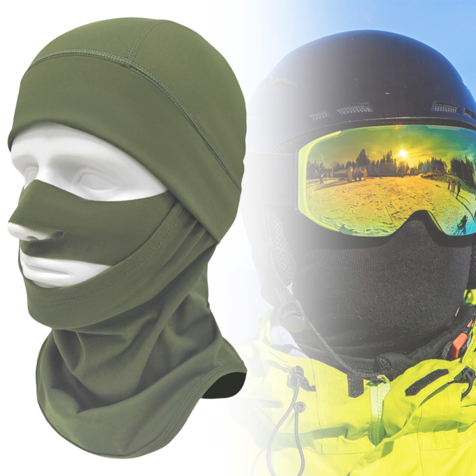Baoblaze Men Women Winter Ski Balaclava for Ski Outdoor Sports Bike Green