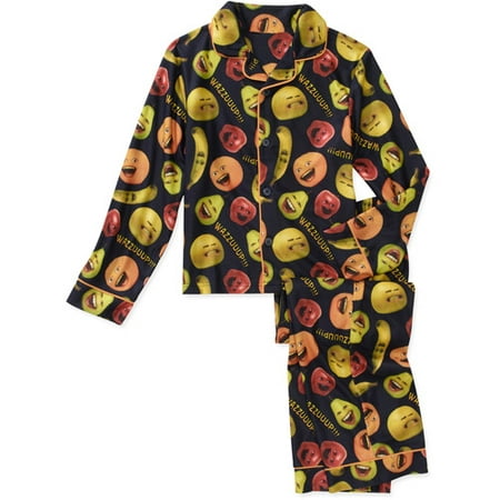 Annoying Orange Boys' 2 Piece Coat Pajama Set - Walmart.com