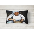 thumbnail image 2 of Carolines Treasures MW1087PW1216 Hot Water Cornbread    Canvas Fabric Decorative Pillow 12H x16W multicolor, 2 of 3