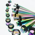 thumbnail image 4 of 36 Pieces Ear Gauges Stretching Plug Taper 14G-00G Expander Multi-color A-Multi-color, 4 of 7