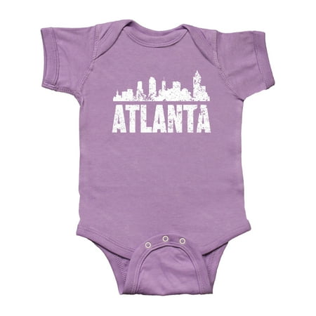 

Inktastic Atlanta Skyline Grunge Gift Baby Boy or Baby Girl Bodysuit