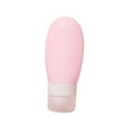 thumbnail image 2 of TISHITA Silicone Travel Bottle Traveling Size Liquid Container for Soap Cosmetic Pink, 2 of 3