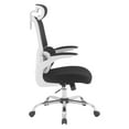 thumbnail image 5 of Black Mesh Back in Black Fabric Seat with Flip Arms and 2D Headrest, 5 of 9