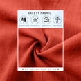 thumbnail image 5 of MSJUHEG Button Down Blouses for Women 3/4 Sleeve Shirts V Neck T Shirts Roll Up 3/4 Sleeve Tops Casual Plus Size Shirts Comfortable Shirt office outfits for women A6 Orange XL, 5 of 5