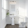 thumbnail image 2 of Proflo PF1174WH Holyoke 24-1/2" Rectangular Fireclay Pedestal Bathroom Sink - White, 2 of 4